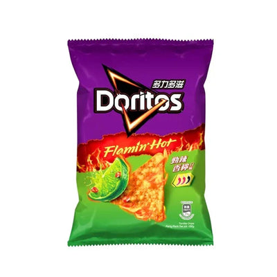 Doritos Flamin’ Hot Spicy Lemon Flavor (Taiwan) — Chips & Crisps bestseller at Exotic Snaxx Chicago
