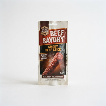 Beef Savory Smoky Beef Stick — Jerky & Meat Snacks at Exotic Snaxx Chicago
