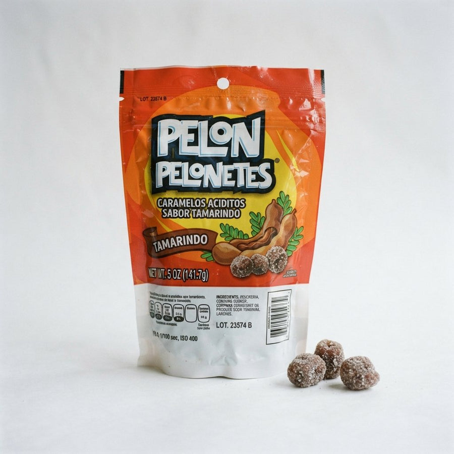 Pelon Pelonetes Candies Pouch Tamarind — front of pack at Exotic Snaxx Chicago