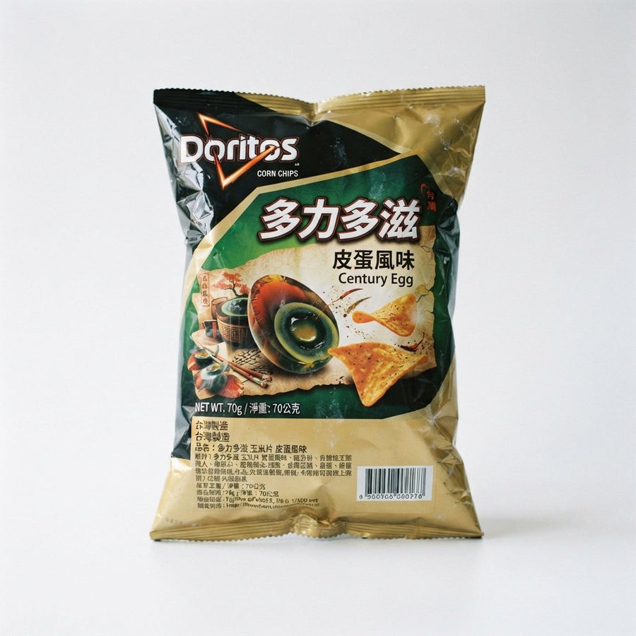 Doritos Century Egg Flavor Taiwan — front of pack at Exotic Snaxx Chicago