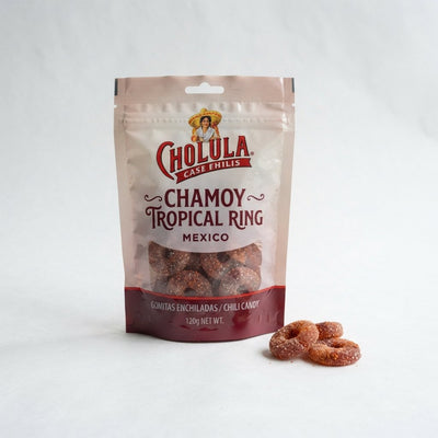 Cholula Chamoy Tropical Ring Mexico — mild heat tier snack at Exotic Snaxx Chicago