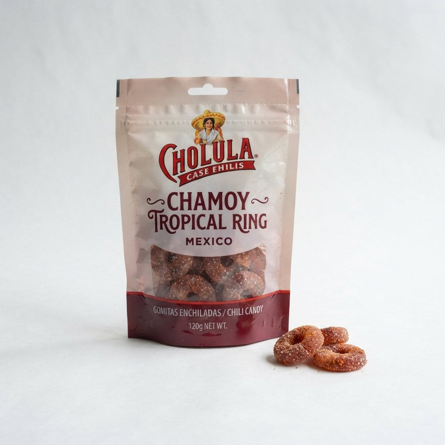 Cholula Chamoy Tropical Ring Mexico — front of pack at Exotic Snaxx Chicago