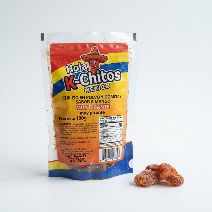 Hola K-Chitos Mexico — front of pack at Exotic Snaxx Chicago