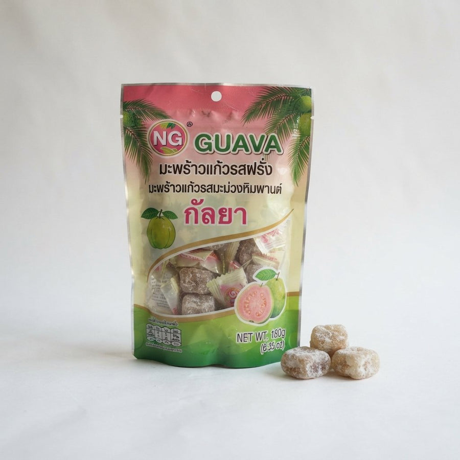 Guava Coconut Candy — front of pack at Exotic Snaxx Chicago