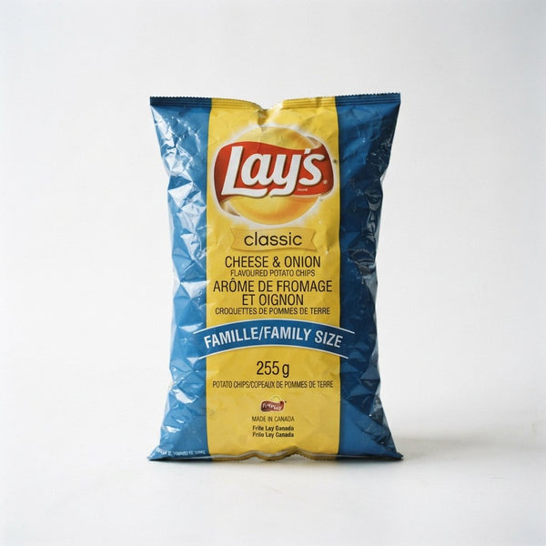 Lay's Cheese & Onion Flavoured Potato Chips.Canada