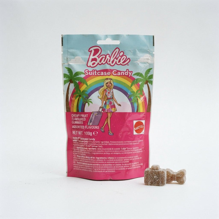 Barbie Suitcase Candy — front of pack at Exotic Snaxx Chicago