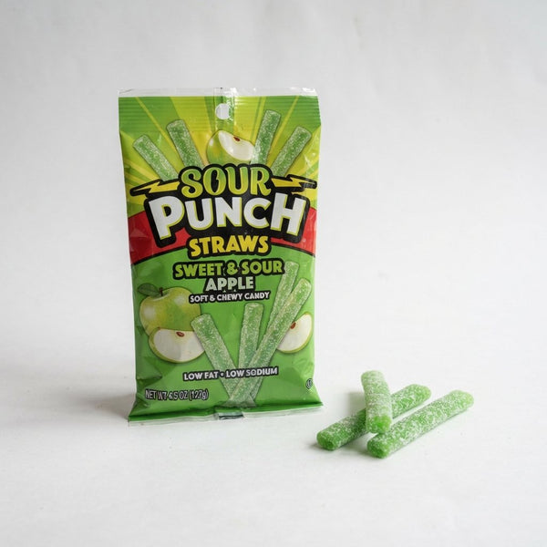 Sour Punch Straws, Sweet & Sour Apple