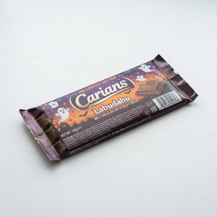 Carians Labudabu Halloween — front of pack at Exotic Snaxx Chicago