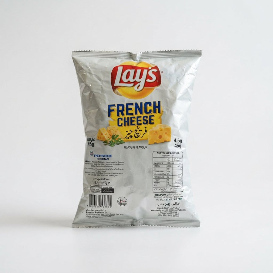 Lays French Cheese Pakistan — front of pack at Exotic Snaxx Chicago