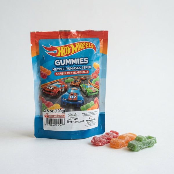 Hot Wheels Gummies ( Turkiye ) 3.5oz