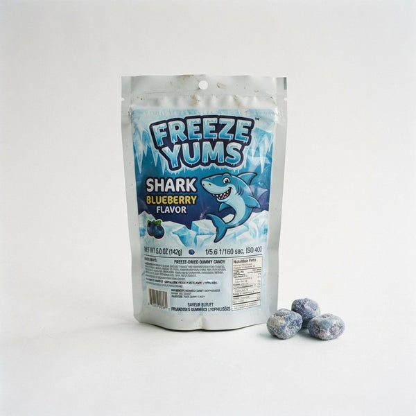 Freeze Yums Shark Bluberry Flavor