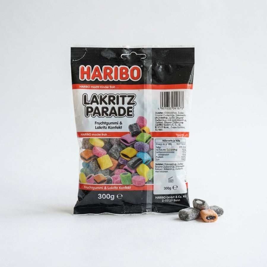 Haribo Lakritz Parade ( Germany ) — front of pack at Exotic Snaxx Chicago
