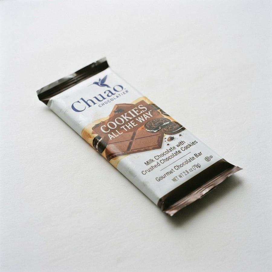 Chuao Chocolatier Cookies All The Way Milk — front of pack at Exotic Snaxx Chicago