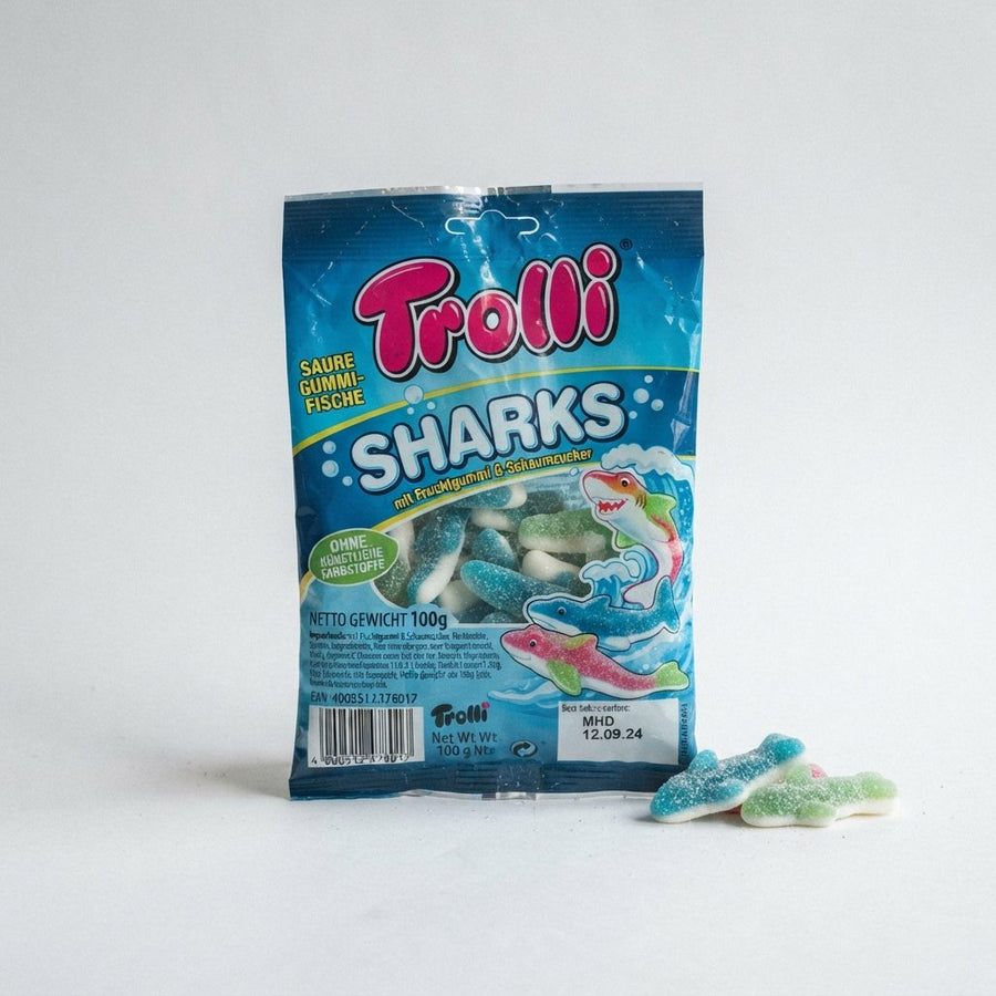 Trolli Shark — front of pack at Exotic Snaxx Chicago