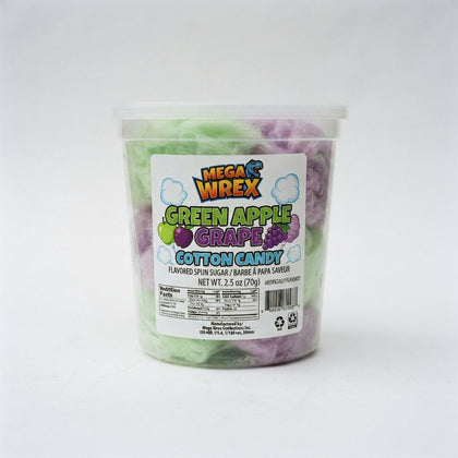 Mega Wrex Green Apple Grape Cotton Candy — Cotton Candy at Exotic Snaxx Chicago