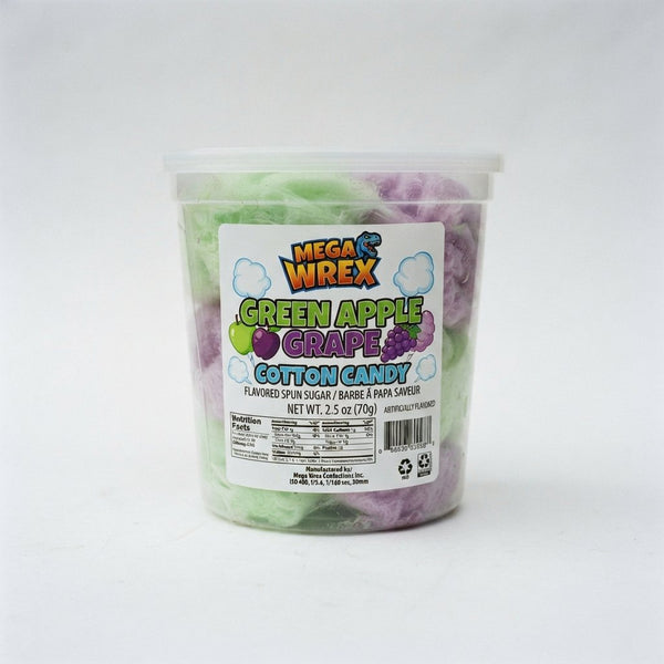 Mega Wrex Green Apple Grape Cotton Candy