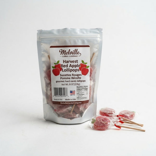 Harvest Red Apple Lollipops by Melville Candy Company