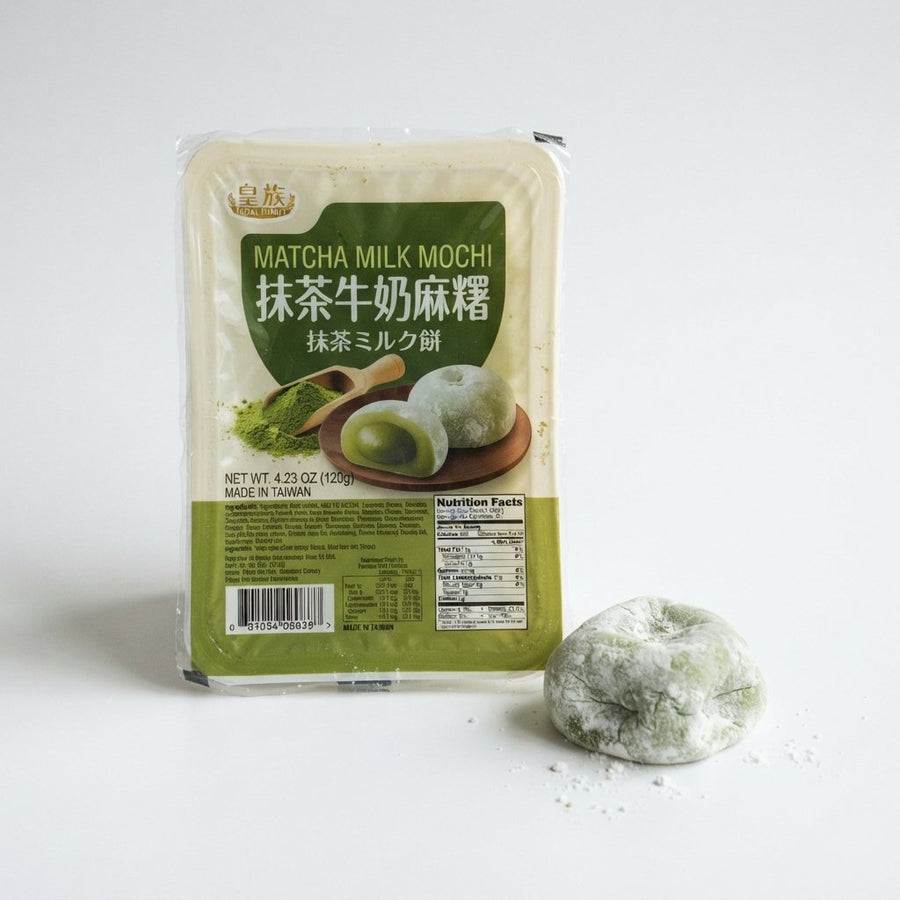 Matcha Milk Mochi — front of pack at Exotic Snaxx Chicago