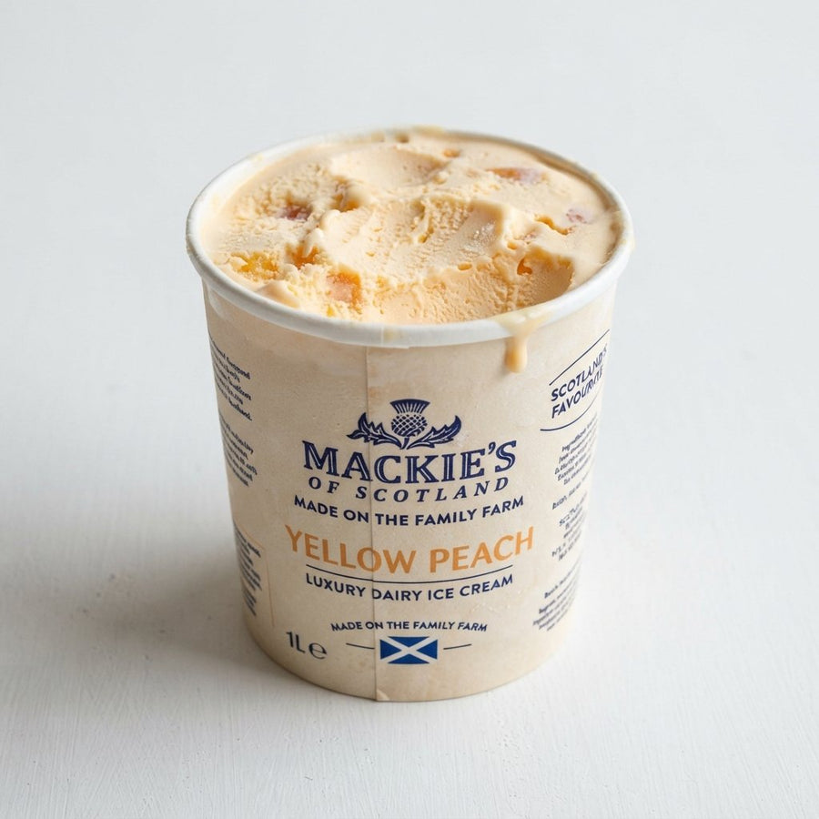 Yellow Peach Ice Cream — front of pack at Exotic Snaxx Chicago