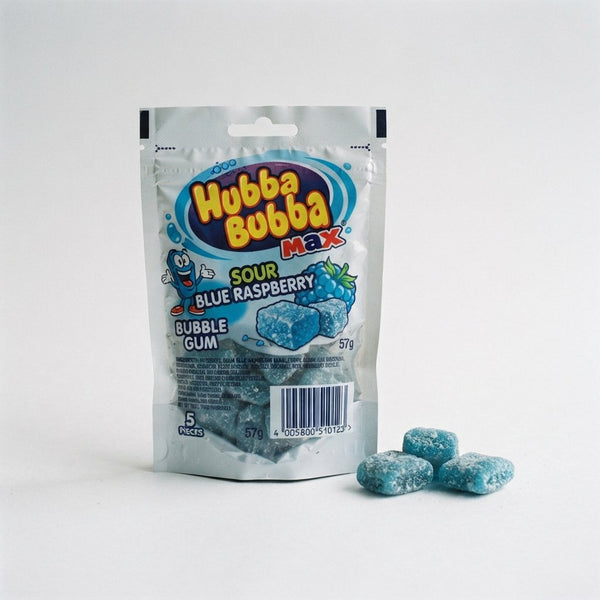 Hubba Bubba Max Sour Blue Raspberry Bubble Gum