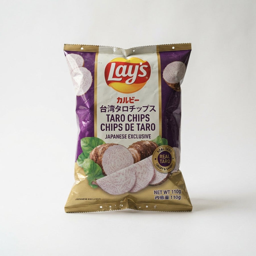 Lays Japanese Exclusive,Taro Chips — front of pack at Exotic Snaxx Chicago