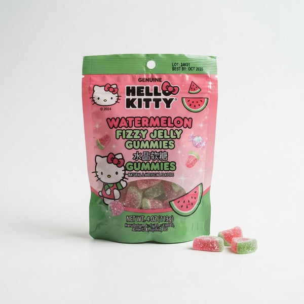 Watermelon Fizzy Jelly Gummies by Hello Kitty