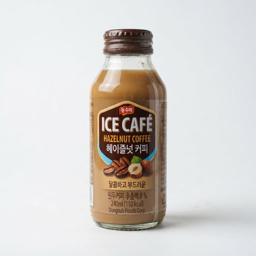 Ice Cafe Hazelnut Coffee ( Korea) — front of pack at Exotic Snaxx Chicago