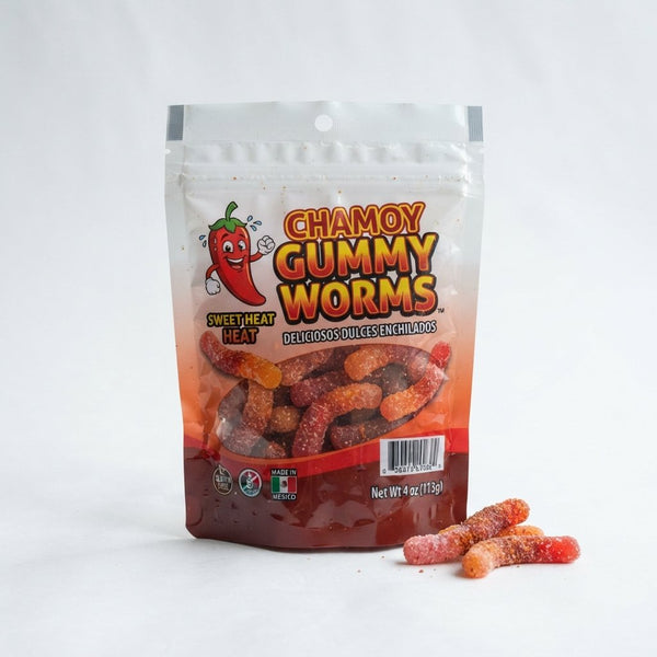 Chamoy Gummy Worms Hot Sweet