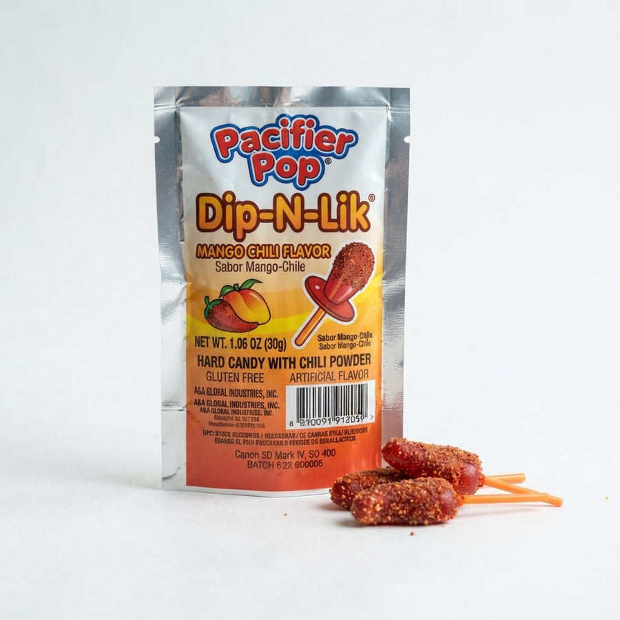 Pacifier Pop Dip-N-Lik — front of pack at Exotic Snaxx Chicago