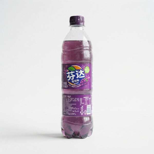 Fanta Grape Flavored Soft Drink Soda 500ml Each Bottle (Origin: China) (24)
