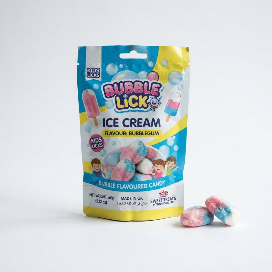 Bubble Lick Ice Cream — front of pack at Exotic Snaxx Chicago