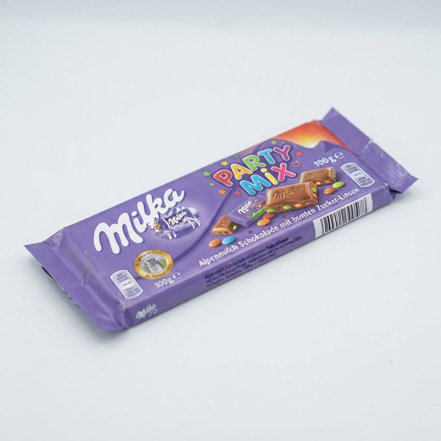 Milka Party Mix Product of Germany — front of pack at Exotic Snaxx Chicago