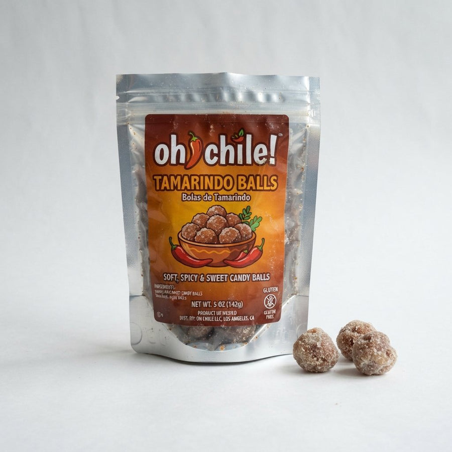 Oh Chile Tamarindo Balls — front of pack at Exotic Snaxx Chicago