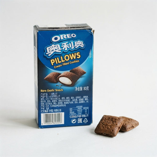 Oreo Pillows Cream Filled Cookies China Rare Exotic Snack
