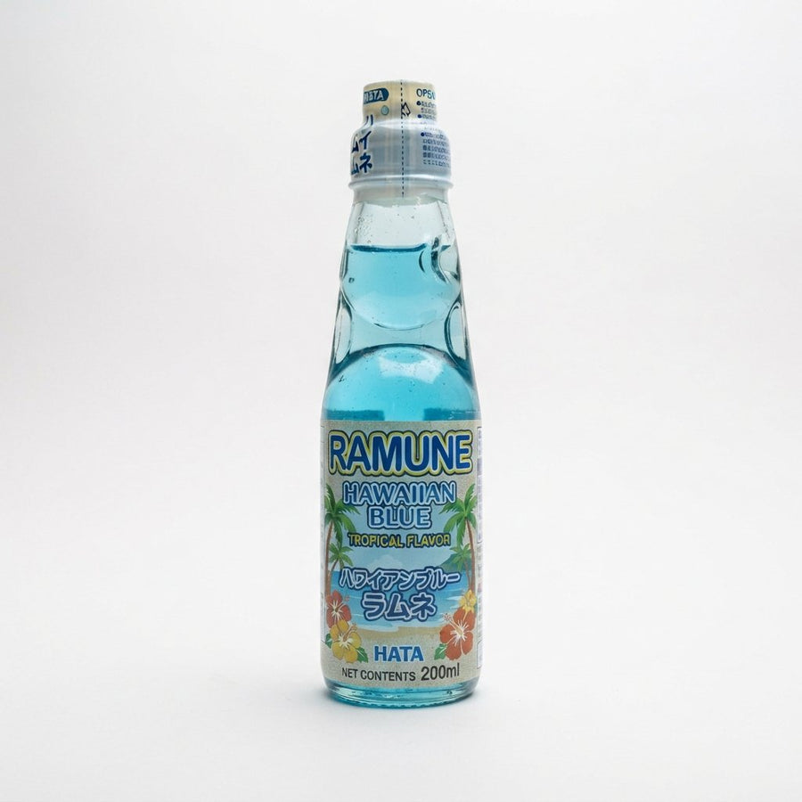 Hawaiian Blue Ramune Tropical ( Japan ) — front of pack at Exotic Snaxx Chicago