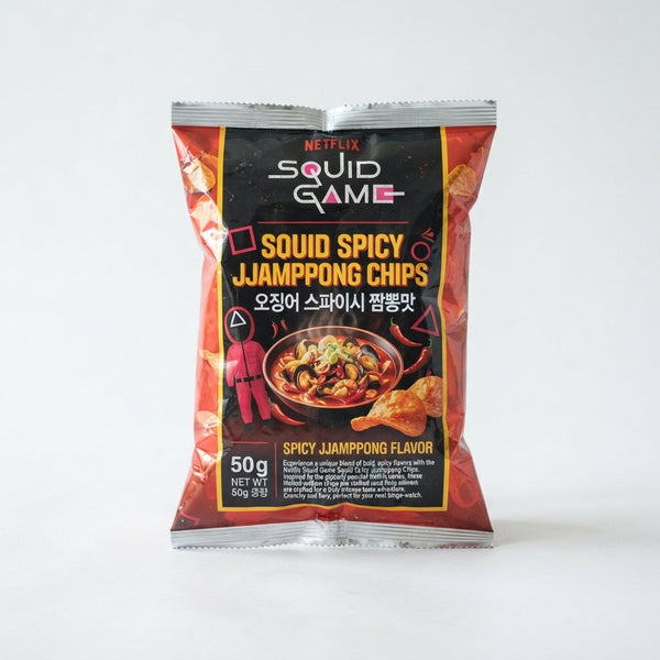 Netflix Squid Game Squid Spicy Jjamppong Chips 50g