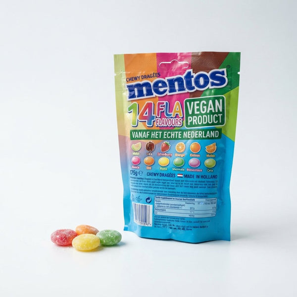 Mentos 14 Flavours Vegan Product from Netherlands