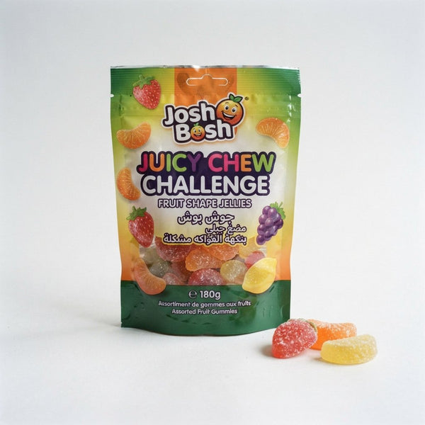Josh Bosh Juicy Chew Challenge Fruit Shape Jellies