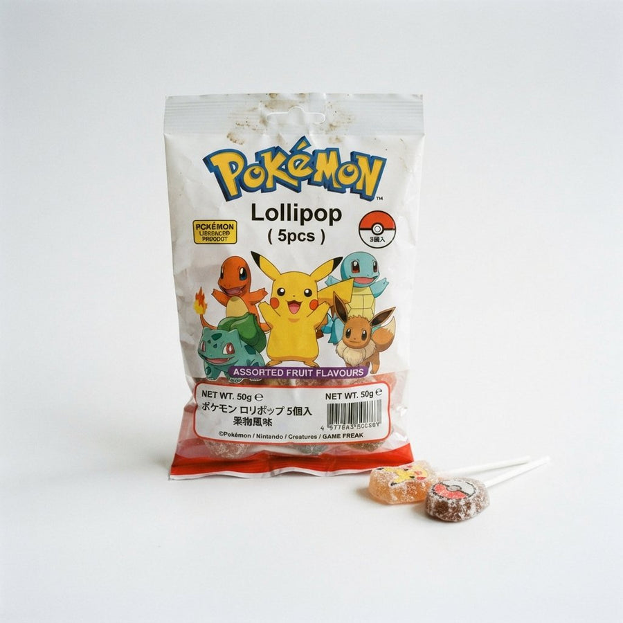 Pokemon Lollipop ( 5pcs ) — front of pack at Exotic Snaxx Chicago