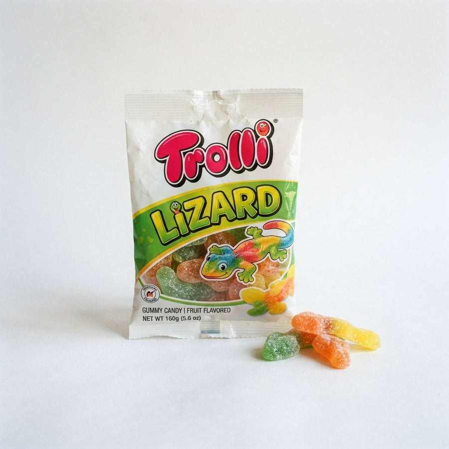 Trolli Lizard — front of pack at Exotic Snaxx Chicago
