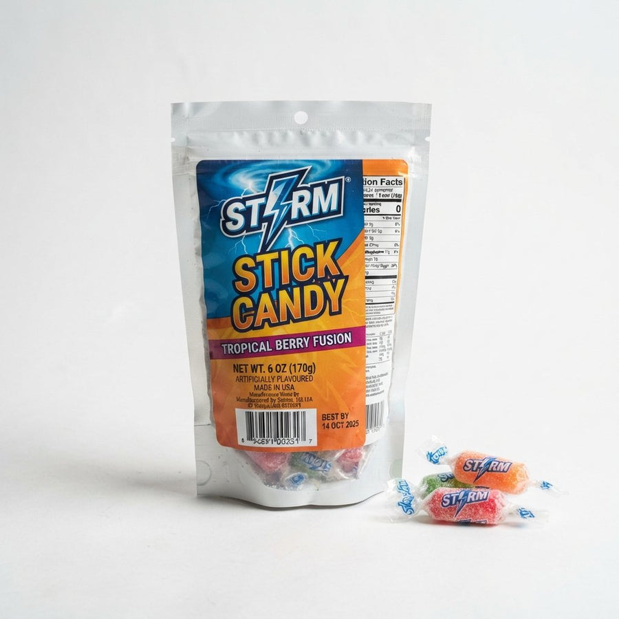 Storm Stick Candy — front of pack at Exotic Snaxx Chicago