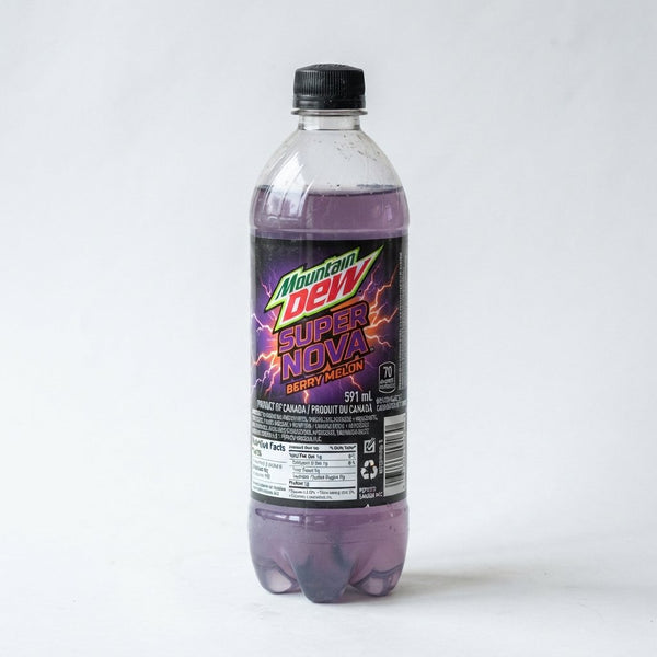 Mountain Dew Super Nova Berry Melon Product of Canada