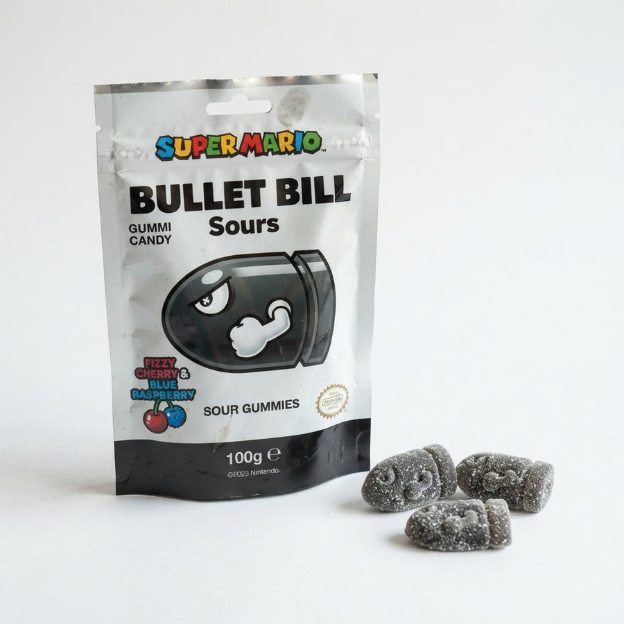 Super Mario Bullet Bill — front of pack at Exotic Snaxx Chicago