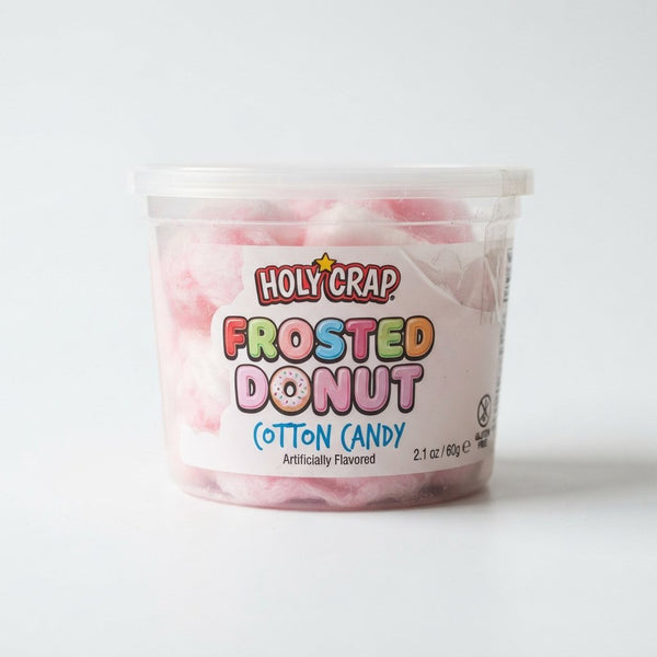 Frosted Donut Cotton Candy