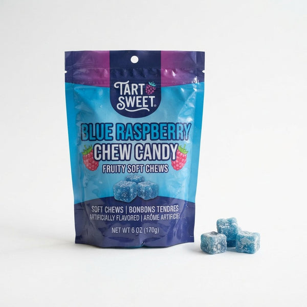 Blue Raspberry Chew Candy