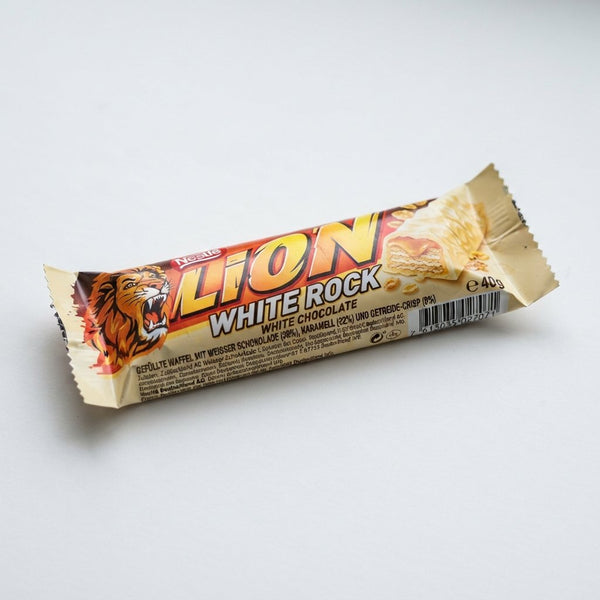 Nestle Lion White Rock Chocolate Bar ( Germany )