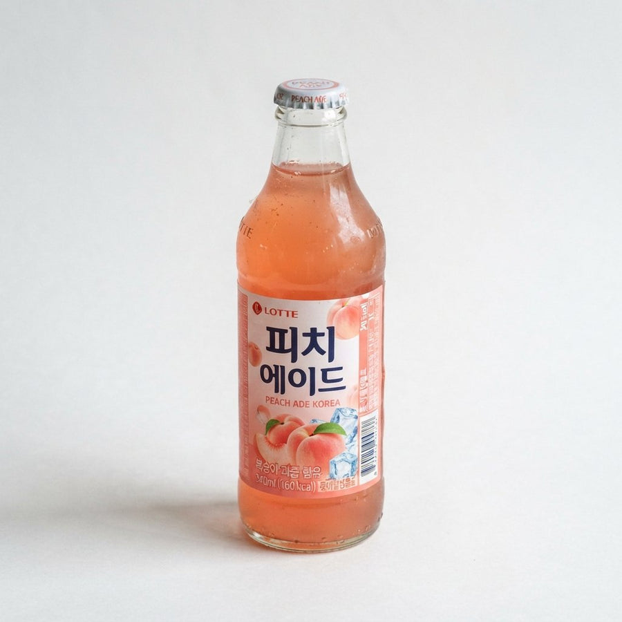 Peach Ade Korea — front of pack at Exotic Snaxx Chicago