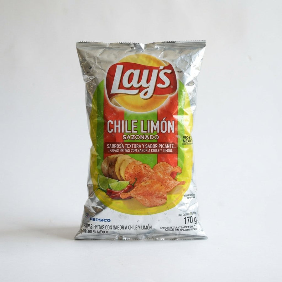Lays Chile Limon Sazonado — front of pack at Exotic Snaxx Chicago