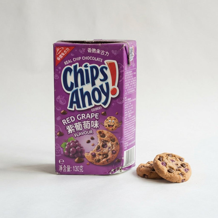 Chips Ahoy Red Grape — front of pack at Exotic Snaxx Chicago