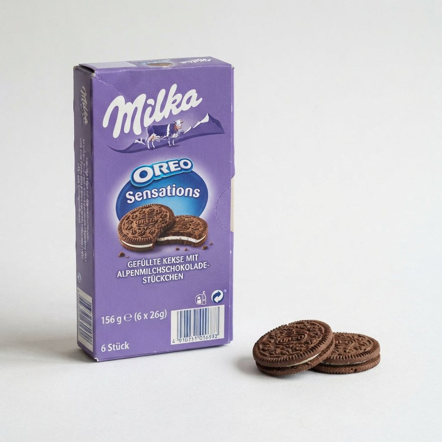 Milka Oreo Sensations ( Germany ) — front of pack at Exotic Snaxx Chicago
